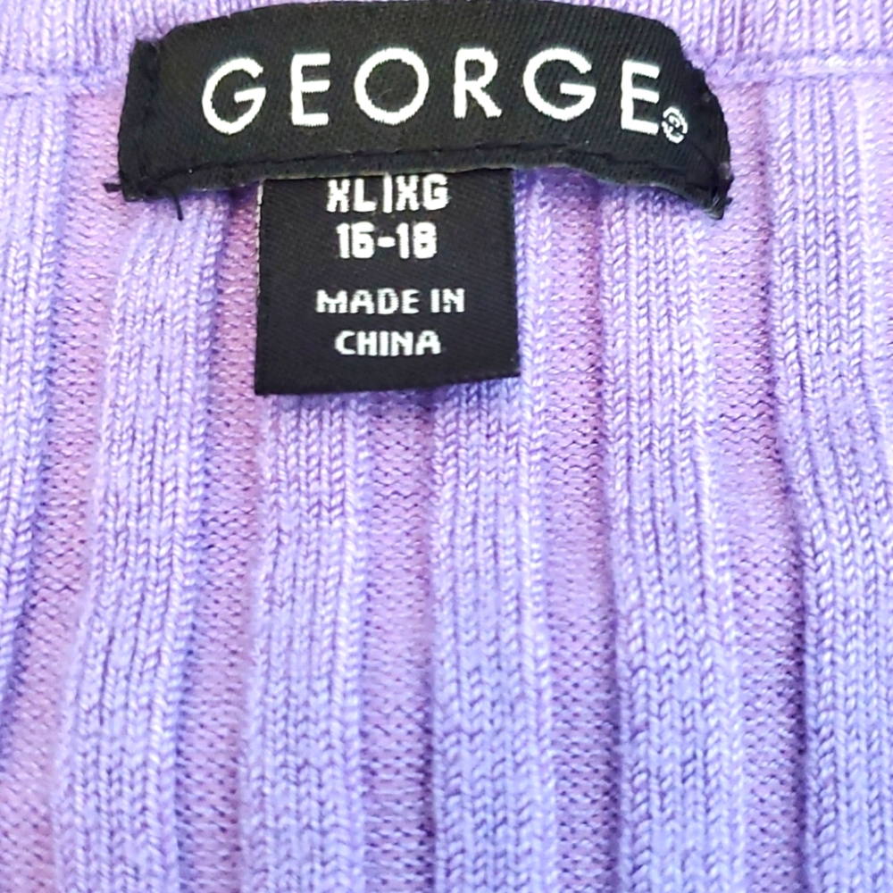 George Lilac Rib Knit Top - Picture 5 of 6